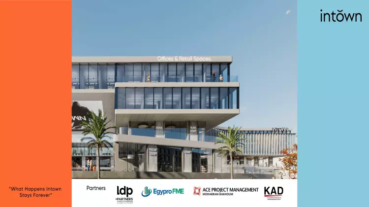 محل بمساحة 68 متر للحجز في مشروع ان تاون التجمع الخامس