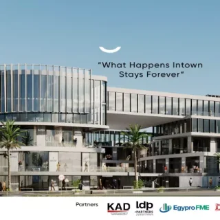 محل بمساحة 68 متر للحجز في مشروع ان تاون التجمع الخامس