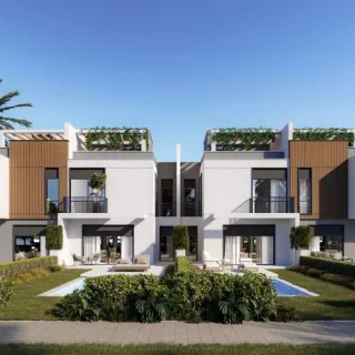 تفاصيل بيع تاون هاوس بمساحة 315 متر في كمبوند ليك ويست 3 الشيخ زايد كايرو كابيتال