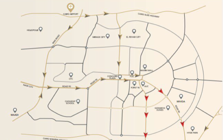 ارخص شقة 126م للبيع فى كمبوند ذا ايكون جاردنز القاهرة الجديدة