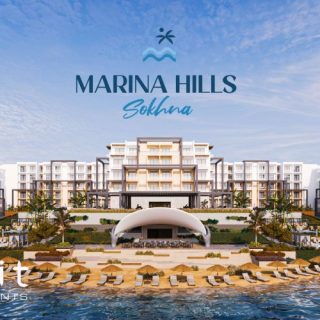 باقل من سعر السوق، شاليه في منتجع مارينا هيلز 90م تشطيب كامل