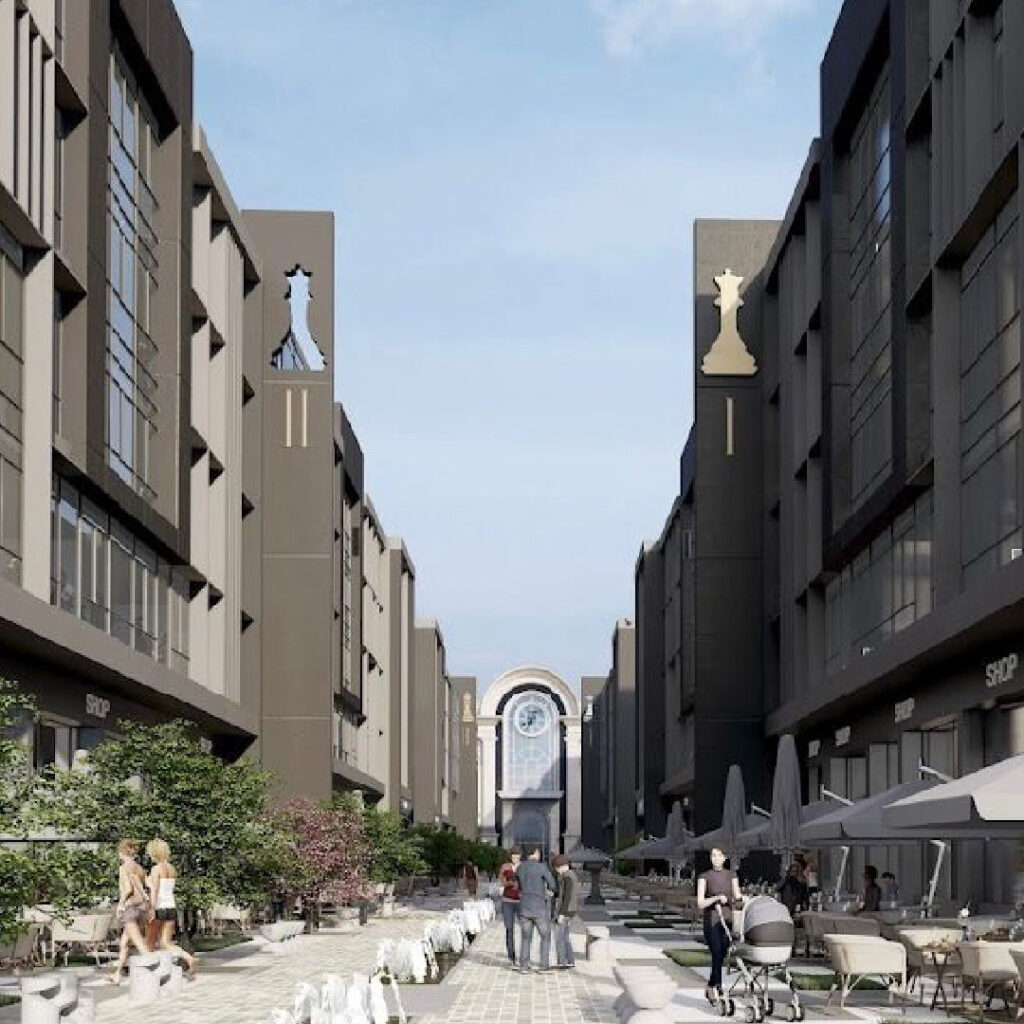 محل للبيع 160م في مشروع تشيس فيلد التجمع الخامس بتسهيلات فى السداد