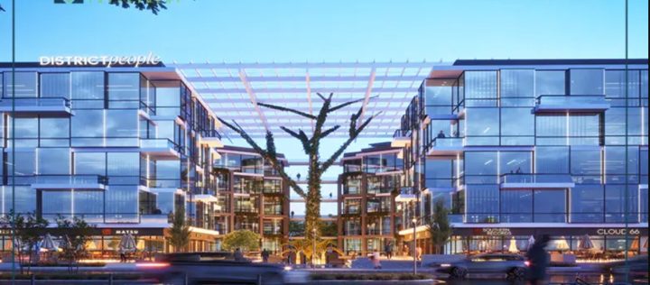 مكاتب للبيع في مول ديستريكت بيبول 100 متر