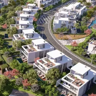 تفاصيل بيع تاون هاوس بمساحة 315 متر في كمبوند ليك ويست 3 الشيخ زايد كايرو كابيتال