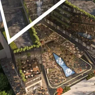 للبيع بالتقسيط مكتب 50 متر في مول ليفالي