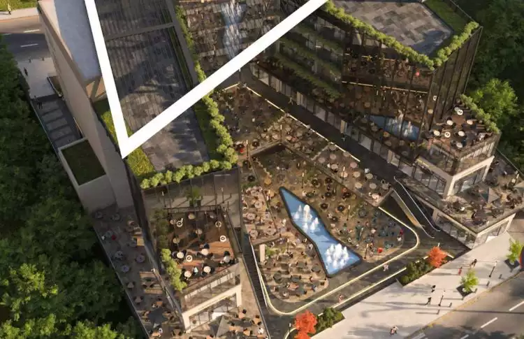 للبيع بالتقسيط مكتب 50 متر في مول ليفالي