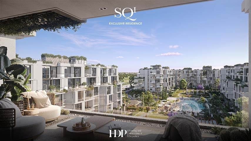 ارخص شقة 170م للبيع فى كمبوند SQ1 التجمع