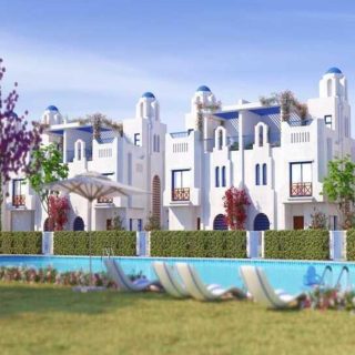 ارخص شاليه 165م للبيع فى مشروع ايكو مينا الساحل الشمالي