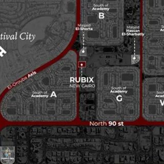 للبيع بالتقسيط مكتب 46 متر في روبيكس القاهرة الجديدة