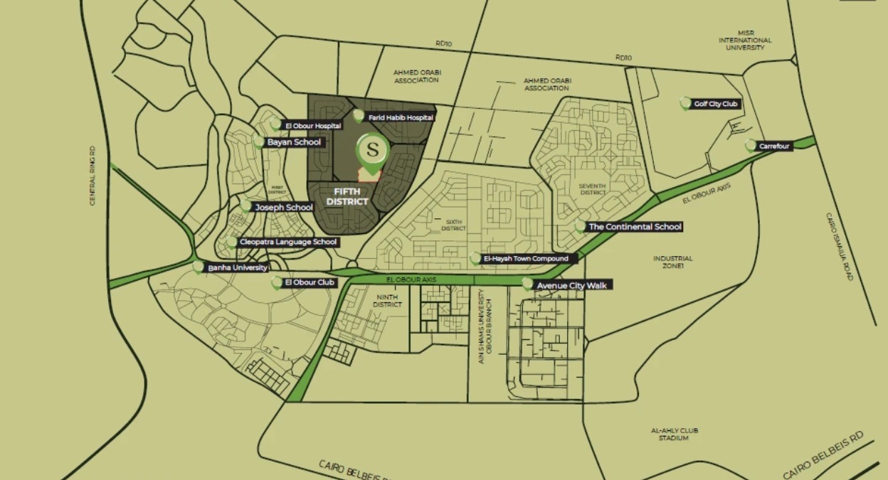 كمبوند سيرينتي العبور معمار الأشراف – Serenity Obour City Compound