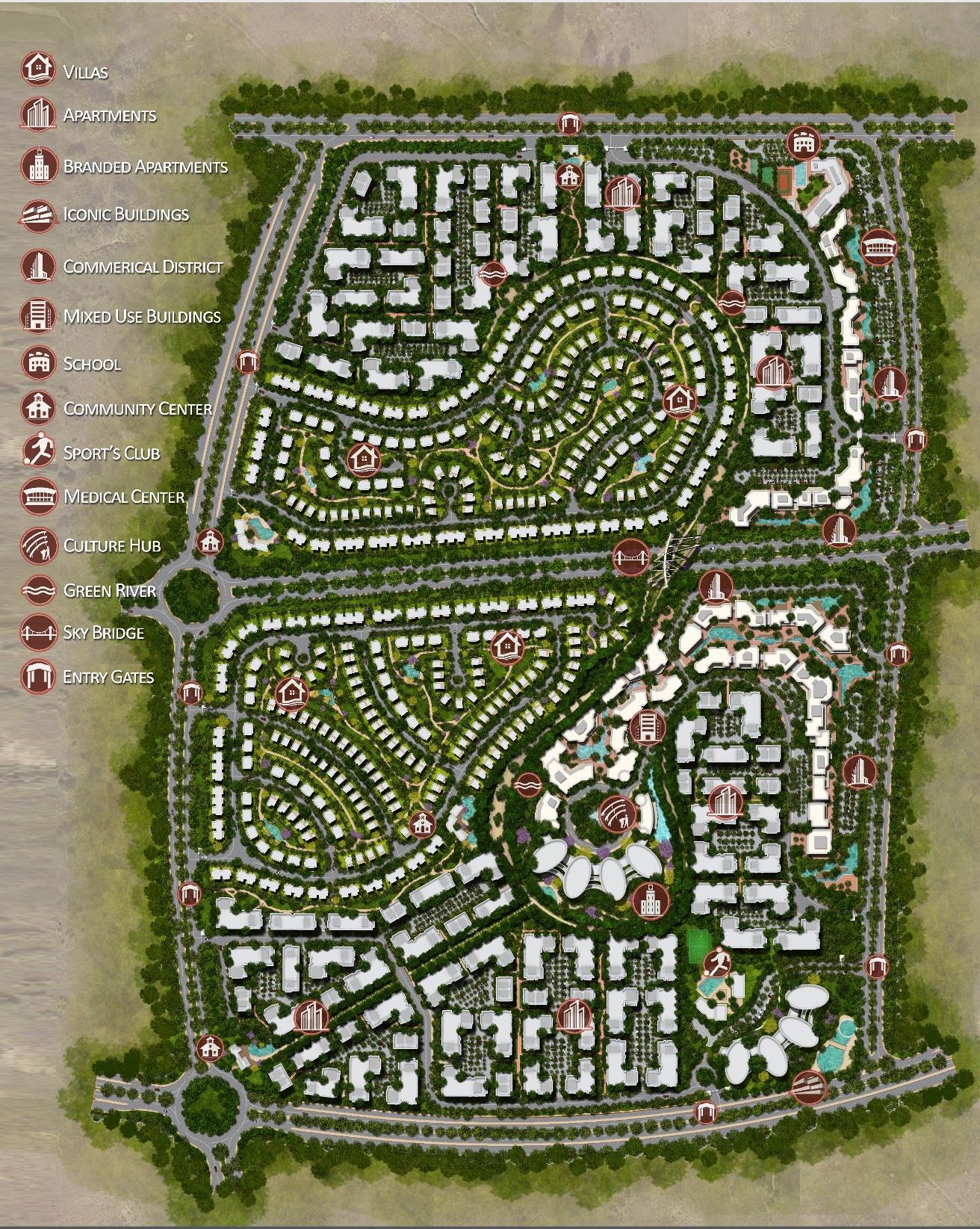 lazzuro compound il bosco city misr italia developments