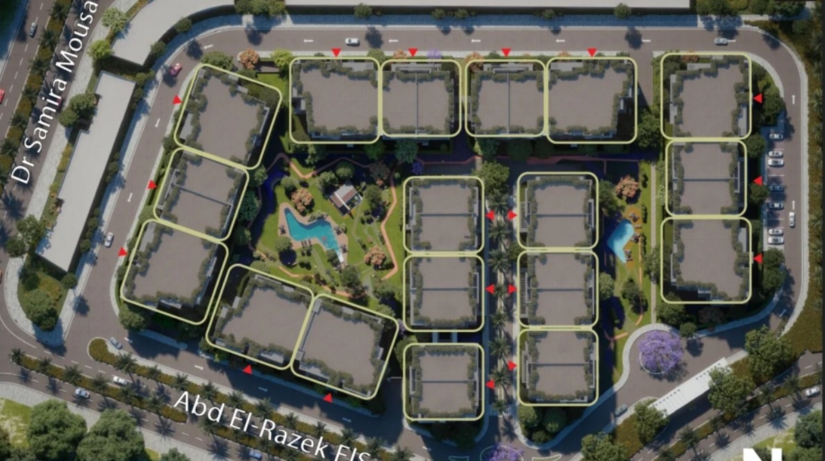 باقل من سعر السوق، شقة في كمبوند سيرينتي العبور 82م تشطيب كامل