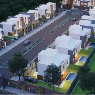 لمحبى الرقي توين هاوس للبيع في كمبوند سوليمار نيو زايد بمساحة 320 متر