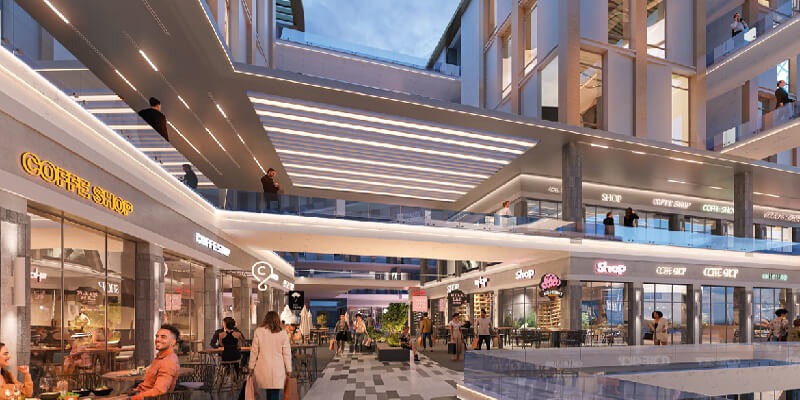 تعرف علي سعر مكتب بمساحة 65 متر في فالوري مول التجمع الخامس