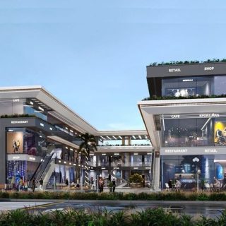 للبيع بالتقسيط عيادة 54 متر في مول اكس سكوير التجمع