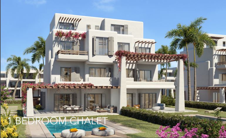 اميز شاليه للبيع بقرية بيانكى الساحل بمساحة 105 متر