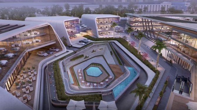 مكتب للبيع في سنترادا بلازا مول 6 اكتوبر بمساحة 140 متر