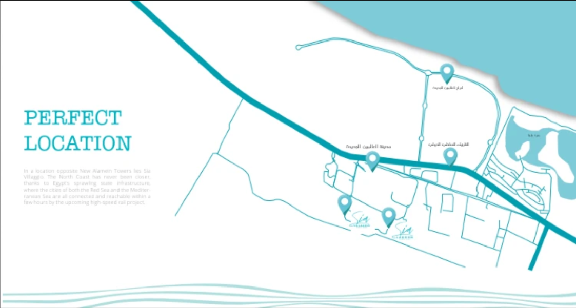 تعرف علي سعر فيلا بمساحة 210 متر في قرية سيا فيلاجيو الساحل الشمالي