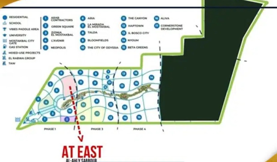 امتلك فيلتك في كمبوند ات ايست بمساحة 260 متر