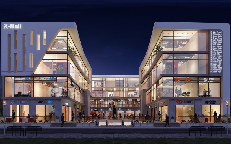 بمُقدم 10% امتلك مكتب في مول اكس بلازا القاهرة الجديدة بمساحة 67 متر