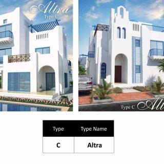 ارخص شاليه 165م للبيع فى مشروع ايكو مينا الساحل الشمالي