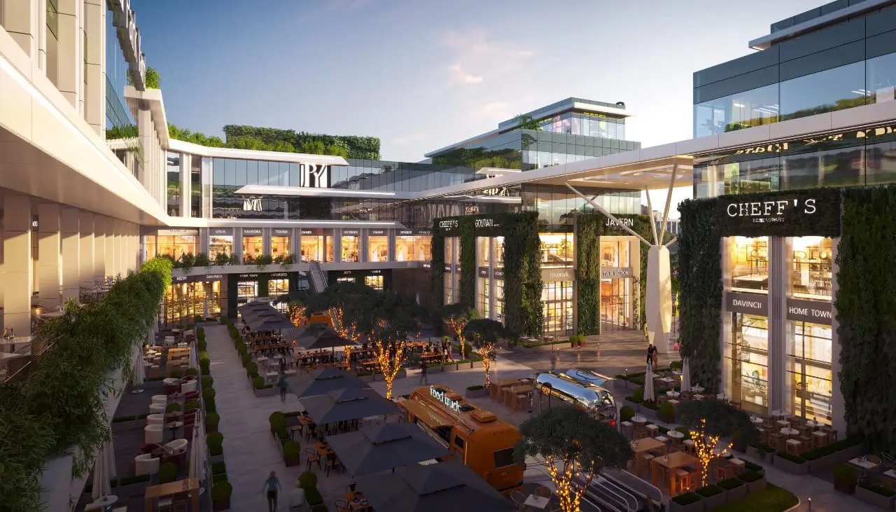 بالتقسيط علي 10 سنوات احجز محل في بارك يارد مول بمساحة 90 متر