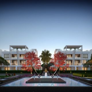 لمحبى الرقي توين هاوس للبيع في كمبوند سوليمار نيو زايد بمساحة 320 متر