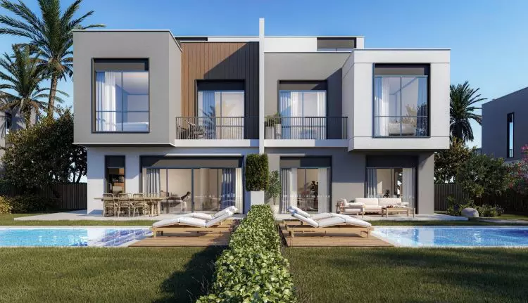 اميز تاون هاوس للبيع بكمبوند ليك ويست الشيخ زايد بمساحة 265 متر