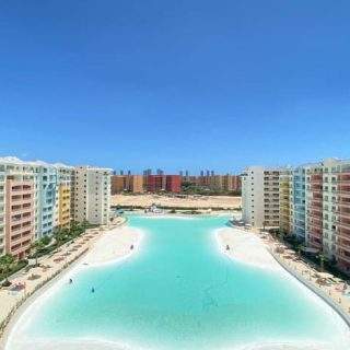 تحت سعر السوق شاليه 100م للبيع في سيا جولف باي مارينا الساحل