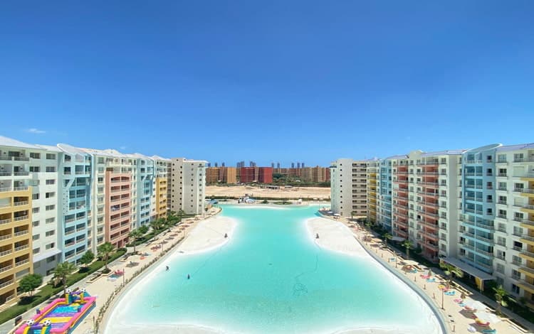 تحت سعر السوق شاليه 100م للبيع في سيا جولف باي مارينا الساحل