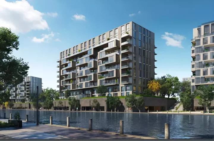 شقة 145م للبيع بموقع مميز جدا وباقل سعر للمتر في كانال ووك أيلاند