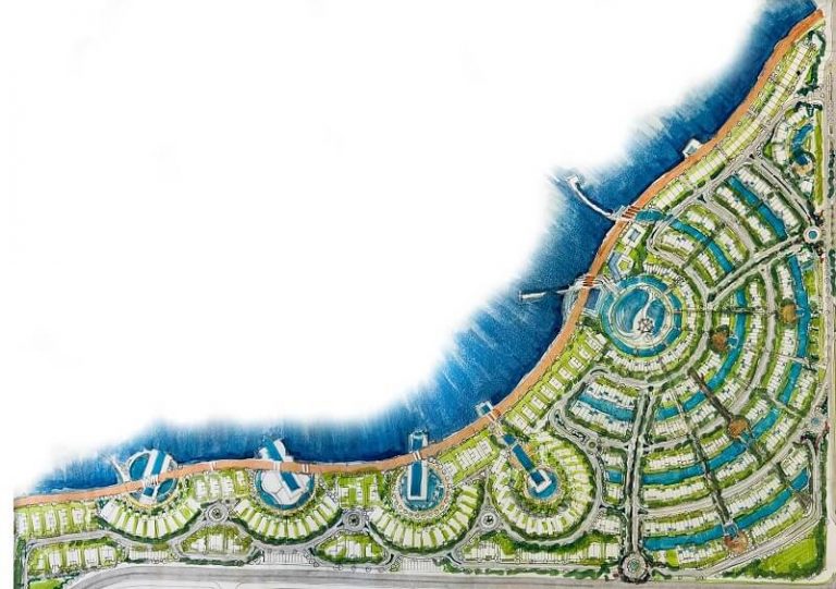 فيلا رائعة 340م للبيع في موقع مميز جدا داخل قرية نورد العلمين الجديدة الكازار