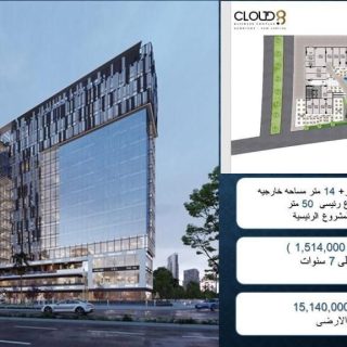 امتلك محل في كلاود 8 العاصمة الجديدة بمساحة 65 متر