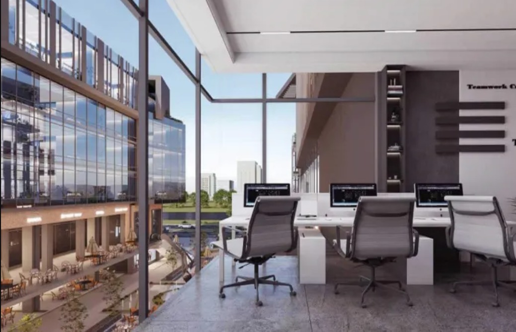 امتلك مكتب في كي ستون مول التجمع الخامس بمساحة 143 متر
