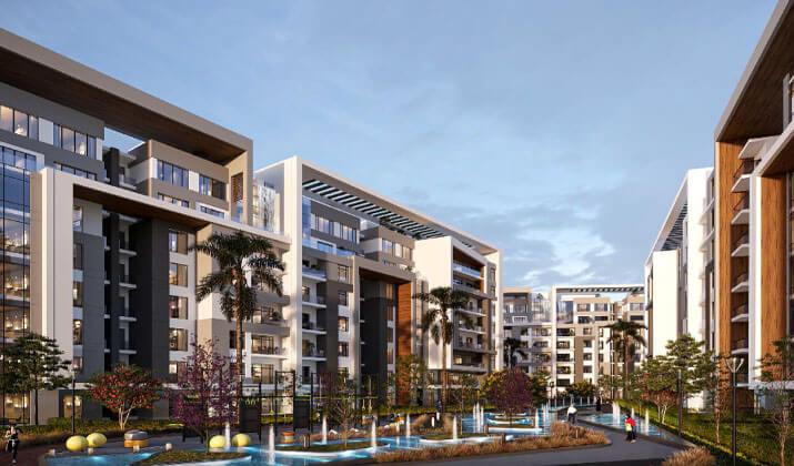 شقة للبيع 137م في كمبوند رايت العاصمة الإدارية الجديدة بتسهيلات فى السداد