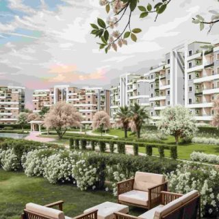 احجز وحدة بمساحة 146 متر في كمبوند روك وايت هليوبوليس الجديدة