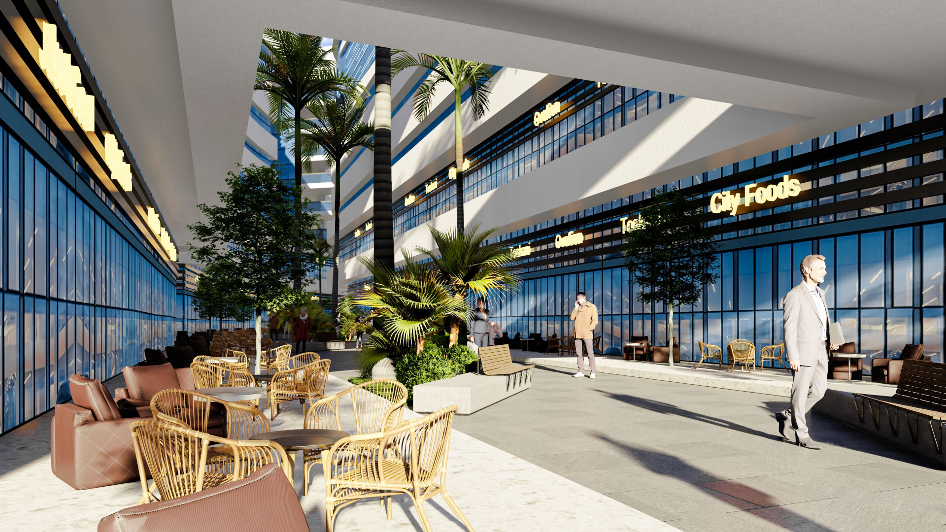 مول ويفز النزهة الجديدة ابني العقارية – Waves Complex Mall Nozha