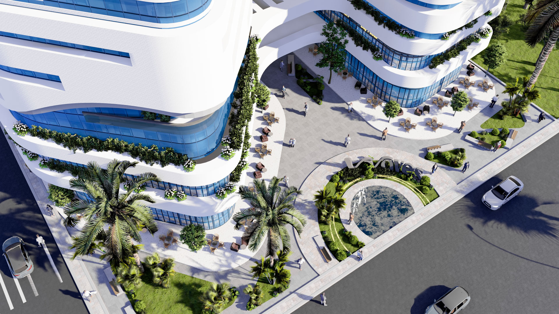 مول ويفز النزهة الجديدة ابني العقارية – Waves Complex Mall Nozha