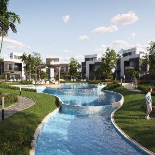 عرض متميز فيلا 325 متر للبيع في كمبوند أبوف كوميونيتي نيو زايد بموقع مميز