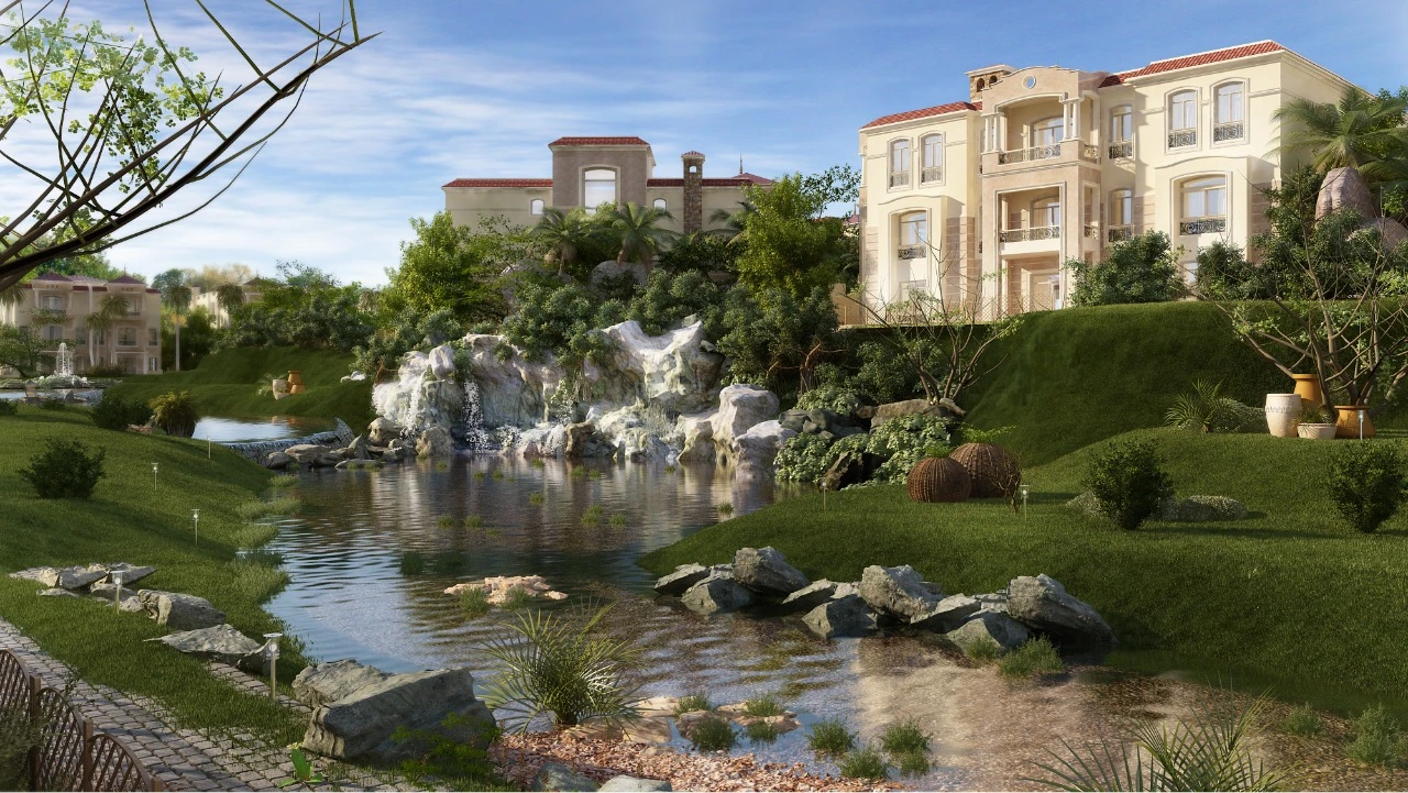Fountain Park New Cairo Compound OUD Development