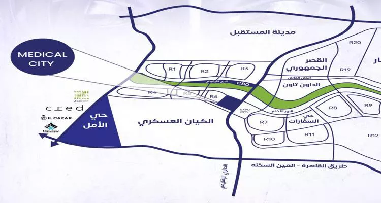 مول تداوي العاصمة الإدارية الجديدة جولدن بيلرز للتطوير العقاري – Tadawy Medical Center New Capital Mall
