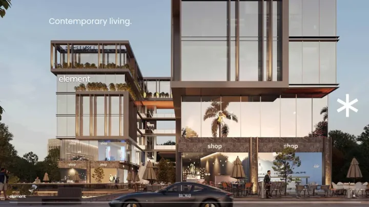 مول اليمنت التجمع الخامس UE للتطوير العقاري - Element New Cairo Mall