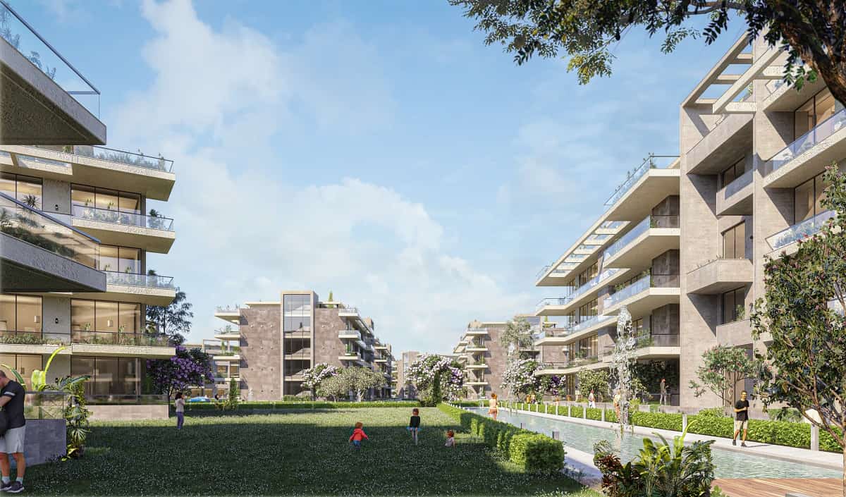 شقة للبيع في كمبوند كيت ريزيدنس 260 متراً