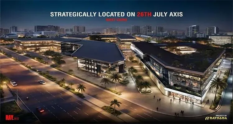 عيادة 120م في أكتوبر في مول راي ويست