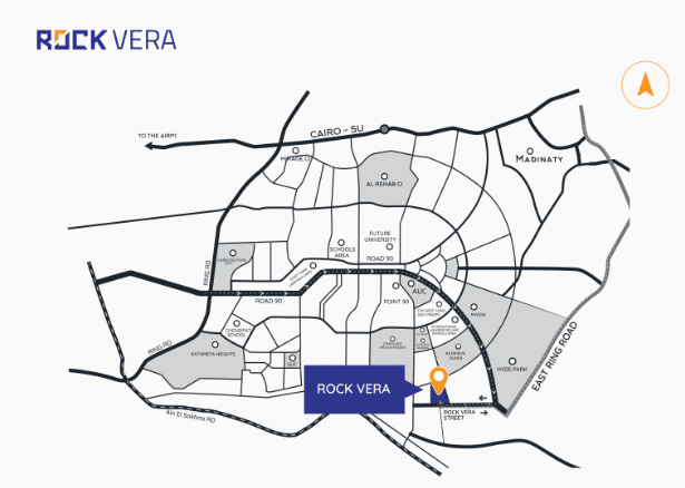 استثمر وقم بحجز كمبوند روك فيرا التجمع الخامس وأحصل علي بنتهاوس الان