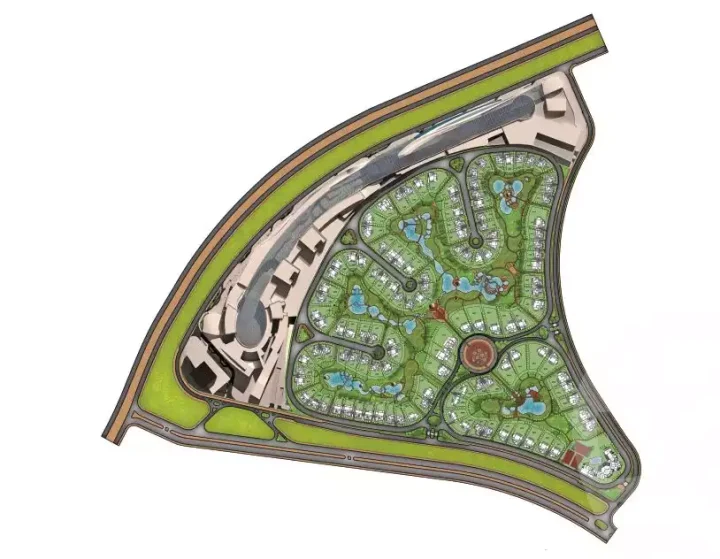 للبيع فيلا كمبوند لوريف التجمع الخامس بفيو أكثر من رائع