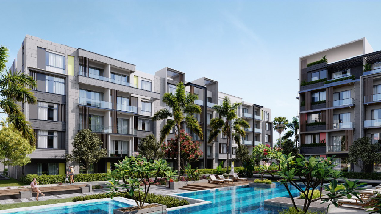 شقة للبيع في كمبوند ذا ايكون ريزيدنس 2 بمساحة 250م