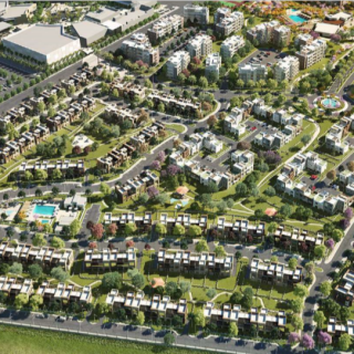 للبيع بالتقسيط توين هاوس 238 متراً في كمبوند ديستريكت 6