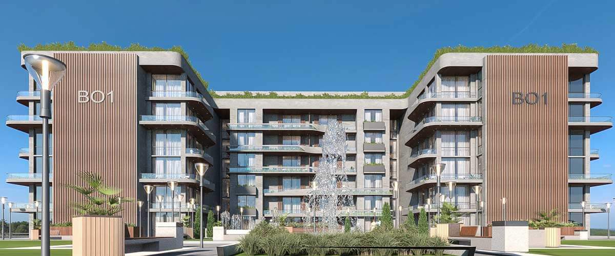 للبيع بالتقسيط استوديو 60 متراً في كمبوند جي ايست