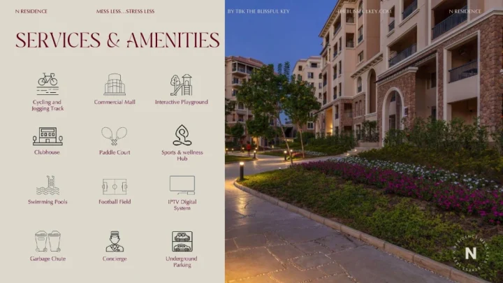 كمبوند ان ريزيدنس التجمع الخامس تبارك للتطوير العقاري - N Residence New Cairo Compound